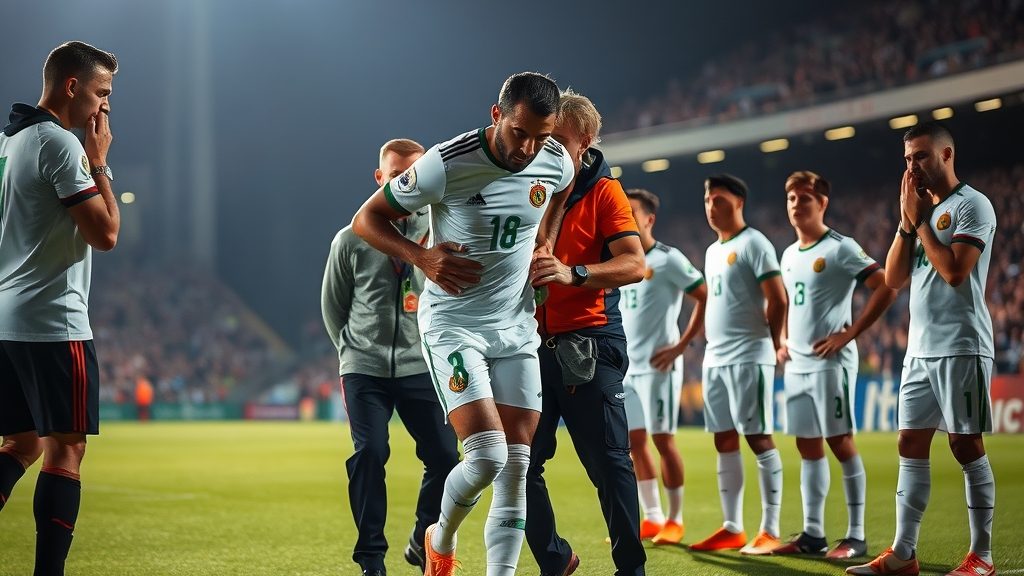 Baartman forced off with injury in South Africa U23's 1-1 draw with Algeria