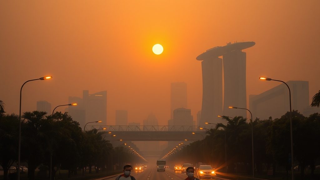 Central and western Singapore air quality hits unhealthy range amid Sumatra smoke