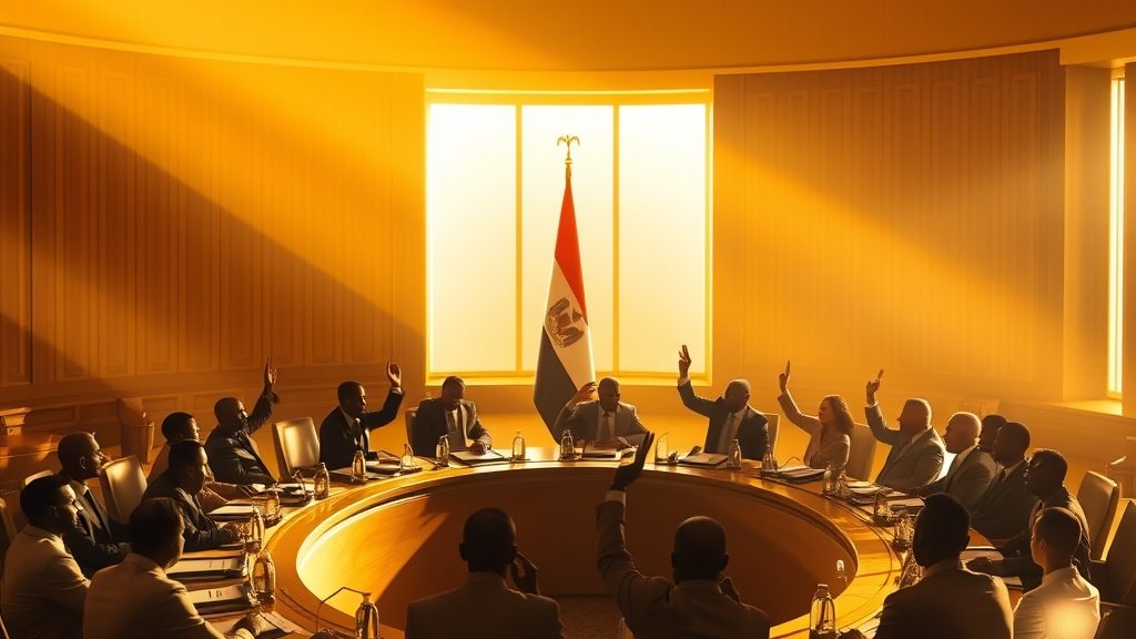 السيسي يؤكد عدم التدخل الخارجي في الشؤون الإفريقية في اجتماع الاتحاد