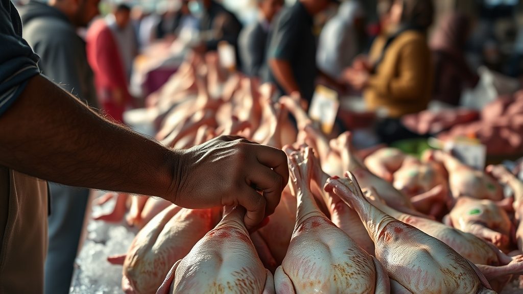الأسعار في القليوبية: كيلو الفراخ البلدي يسجل 120 جنيهًا اليوم الأحد