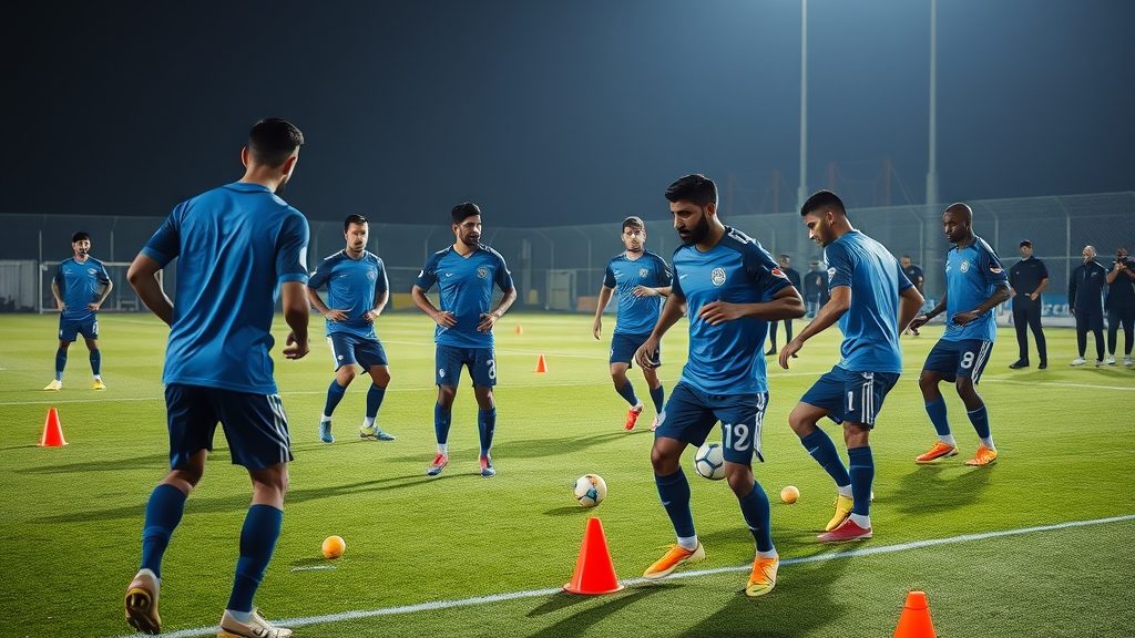 الهلال يستعد للجولة الثامنة بحصة تدريبية مركزة وسط ترقب لمواجهة الاتحاد