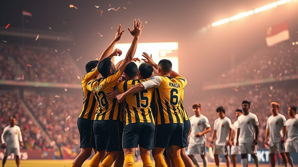 Malaysia Routs Singapore 6-0 to End Lions' FIFA ASEAN Cup Campaign