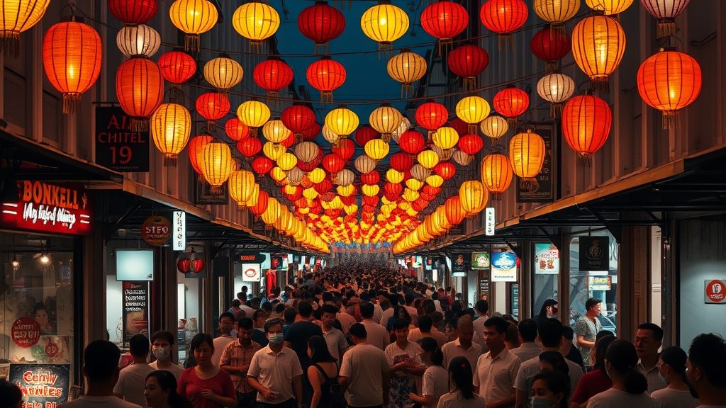 Joo Chiat Road closes to traffic for massive six hour street festival